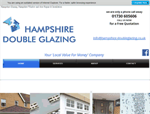 Tablet Screenshot of hampshire-windows.com